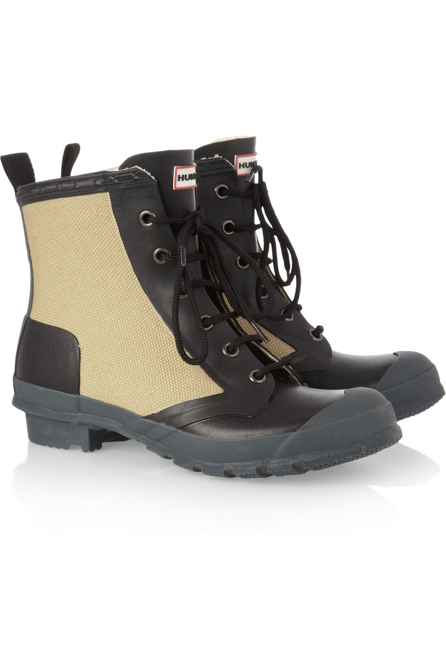 ankle canvas boots
