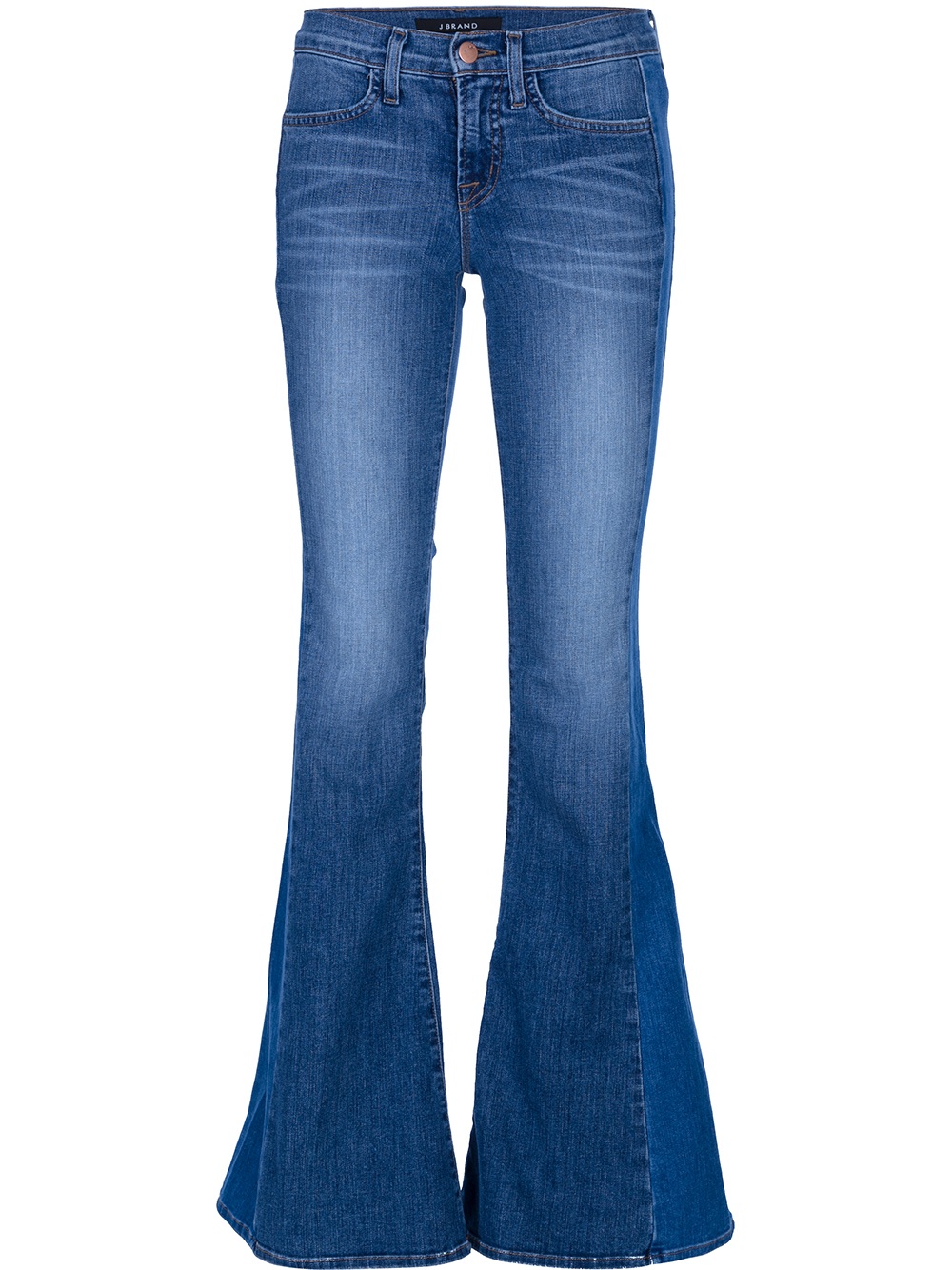 Lyst - J Brand Bell Bottom Jean in Blue