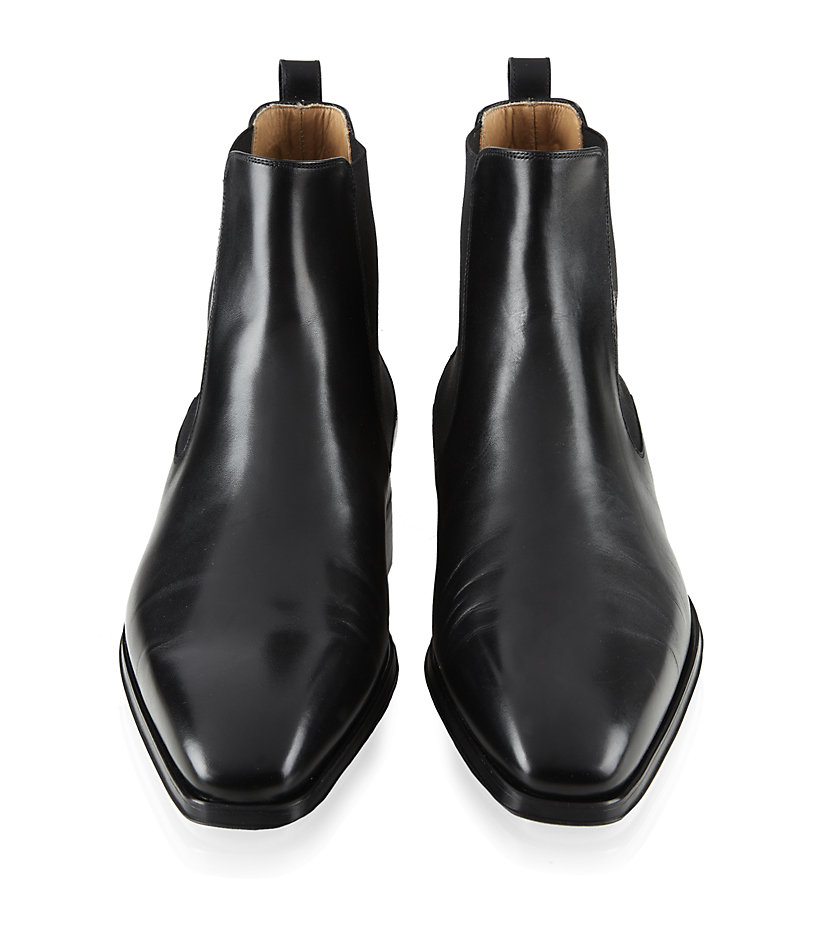 Saks fifth avenue Primo Chelsea Boot in Black for Men | Lyst