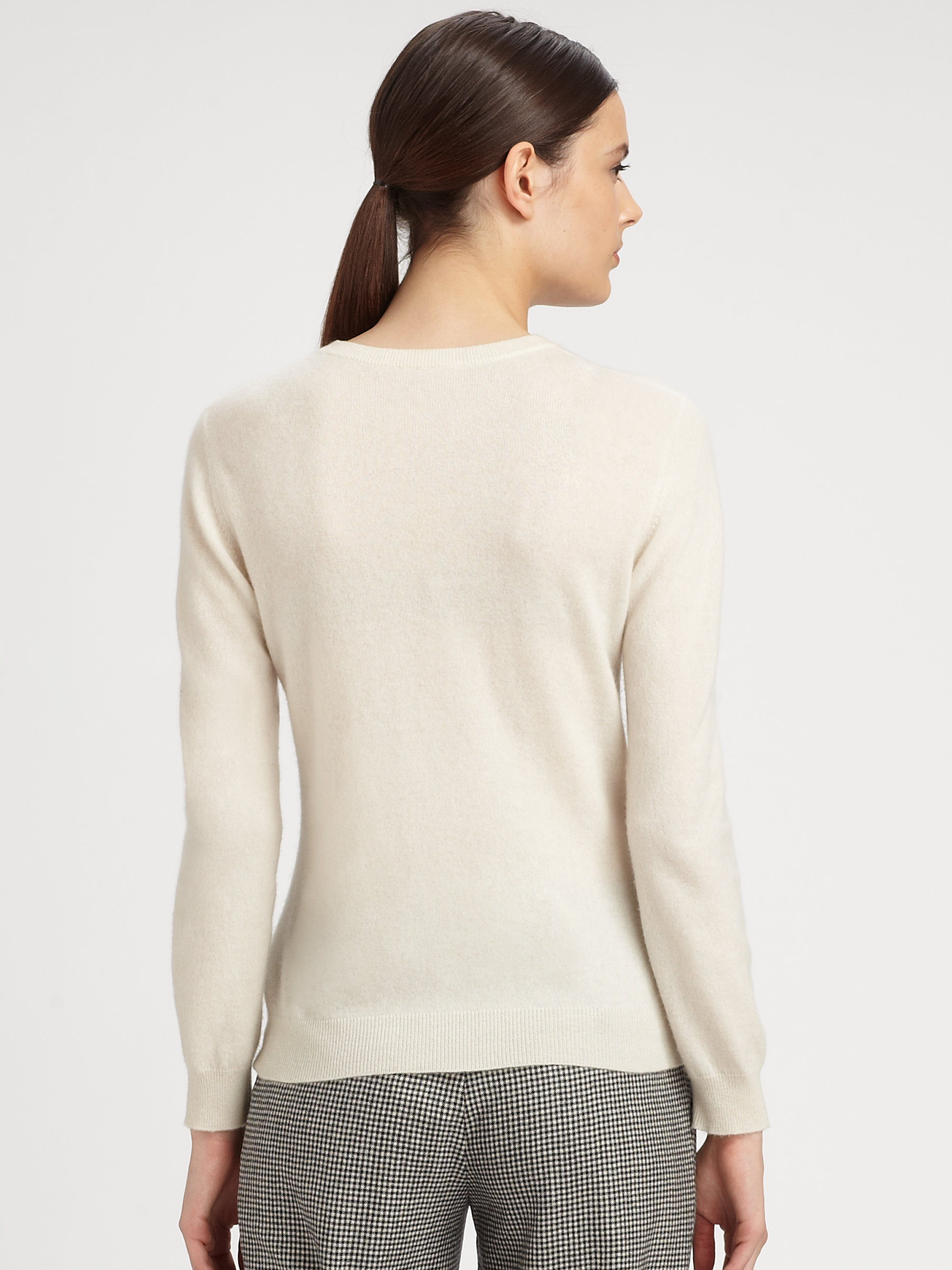 Lyst - Boutique Moschino Cashmere Catwalk Sweater in Natural