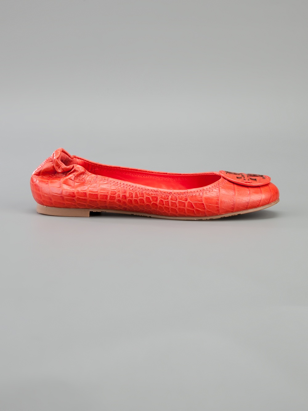 tory burch red patent flats