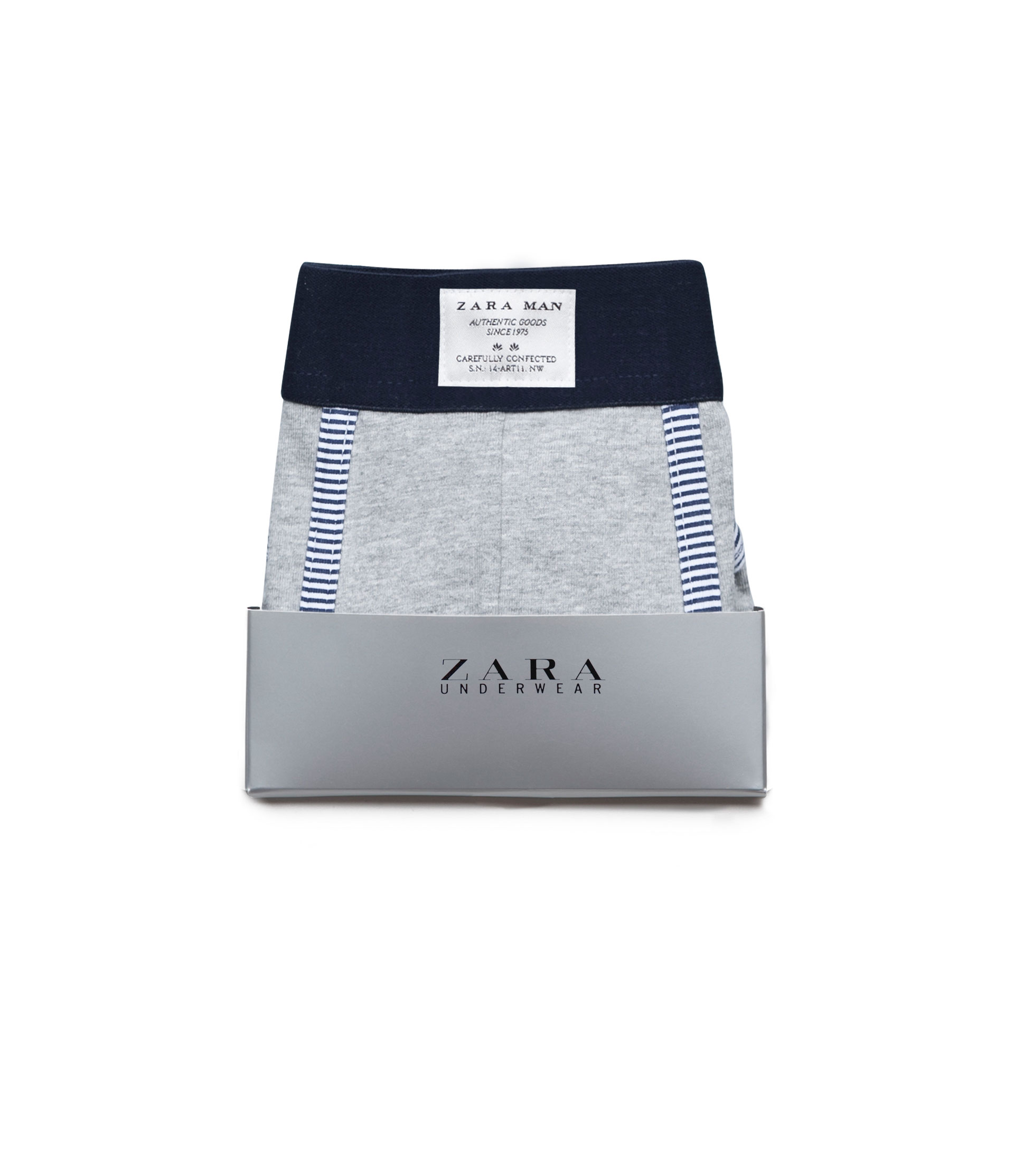 Zara Nautical Stripe Boxer Shorts with Piping in Gray for Men (Grey) | Lyst