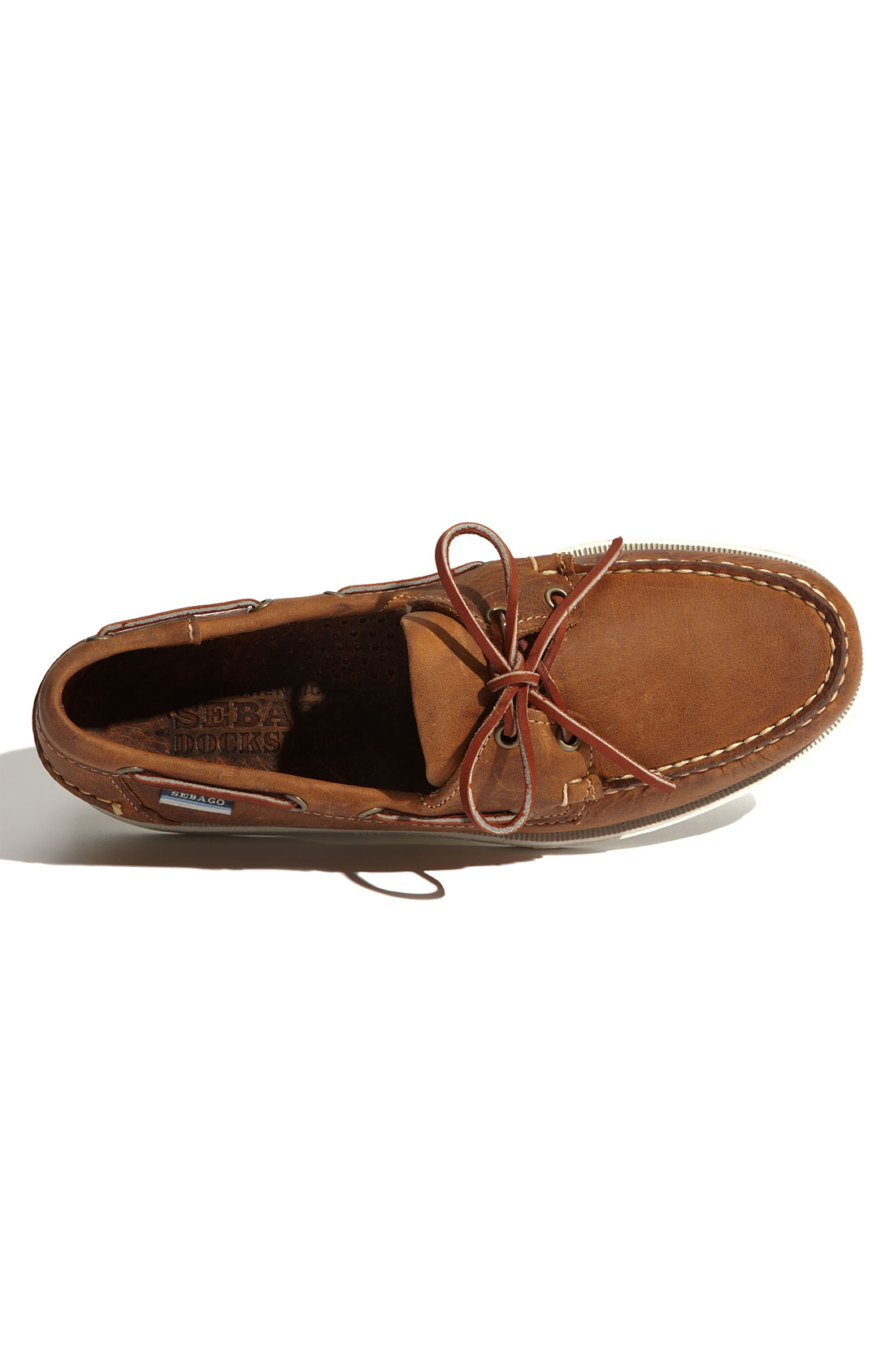Sebago Docksides Boat Shoe in Brown for Men | Lyst
