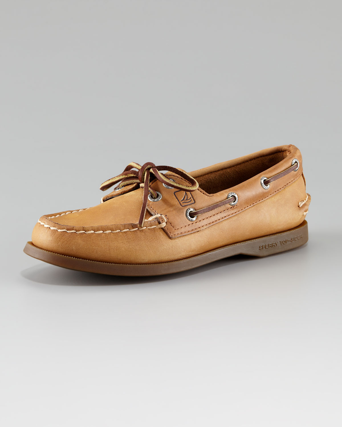 Lyst - Sperry Top-Sider Authentic Nubuck Boat Shoe in Brown