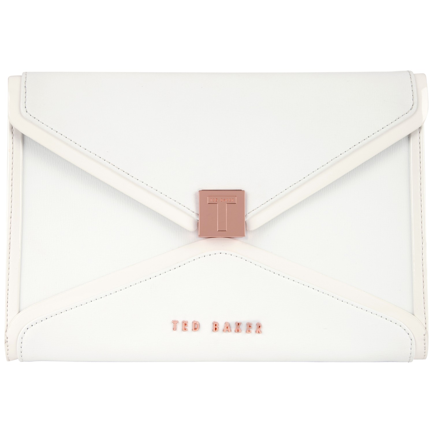 Ted Baker Ashh Clutch Bag In White Lyst Gallery