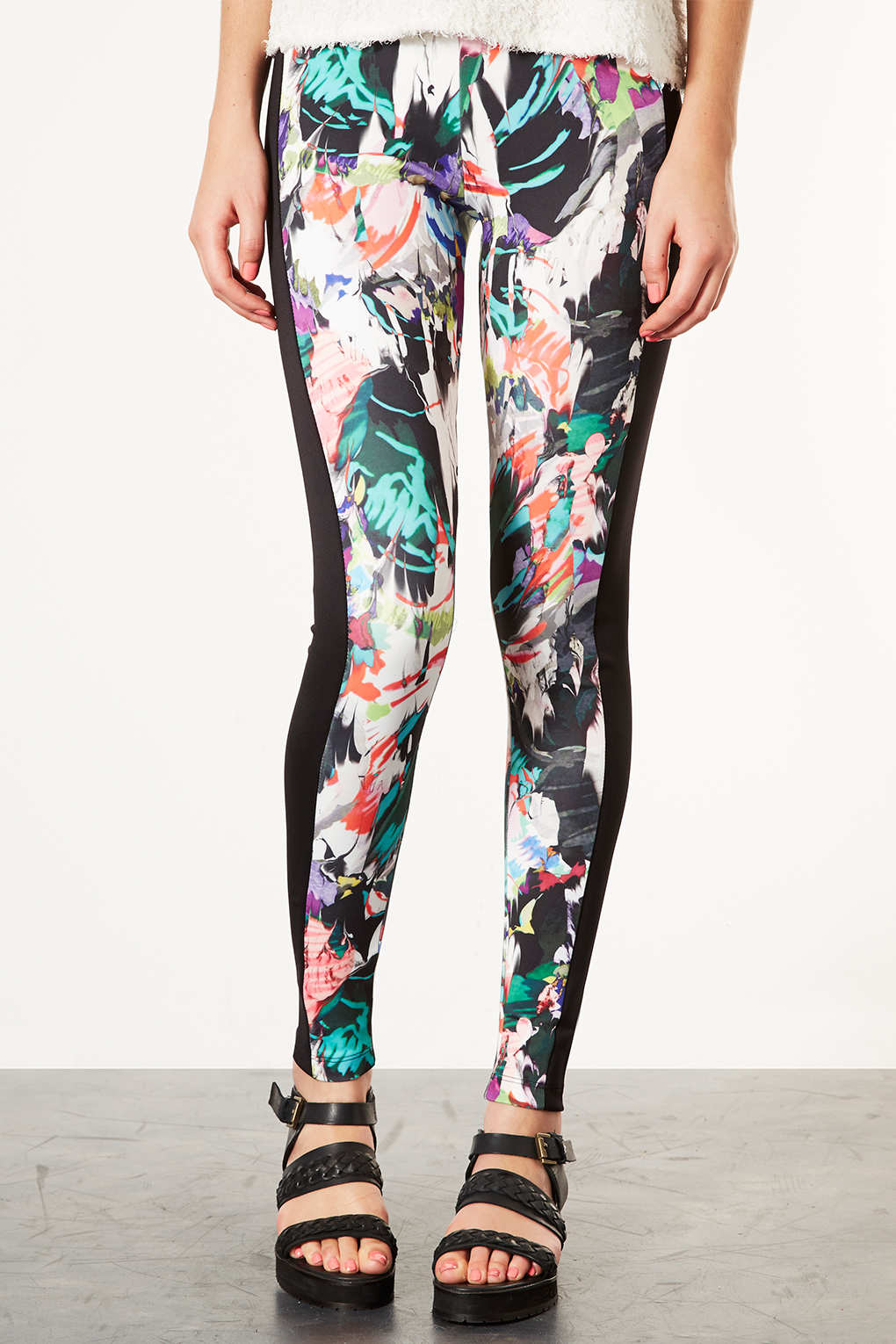 Lyst Paint Art Paneled Leggings