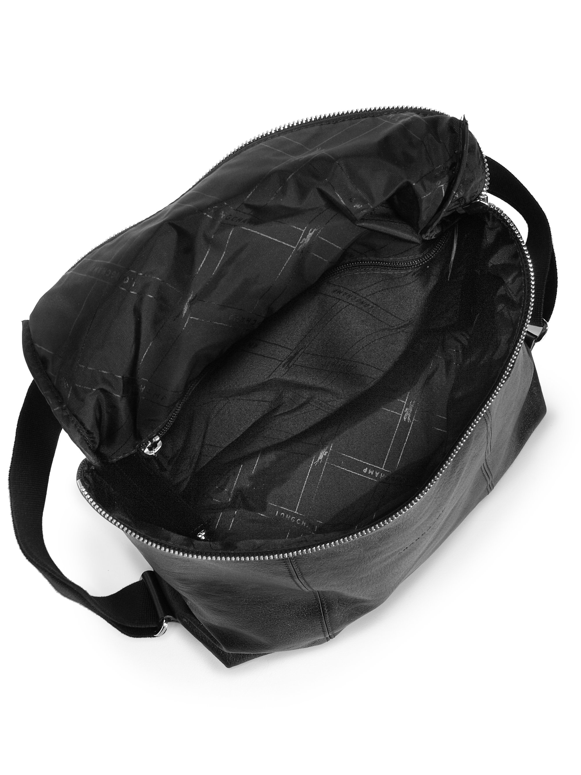 Lyst - Longchamp Parisis Leather Backpack in Black for Men