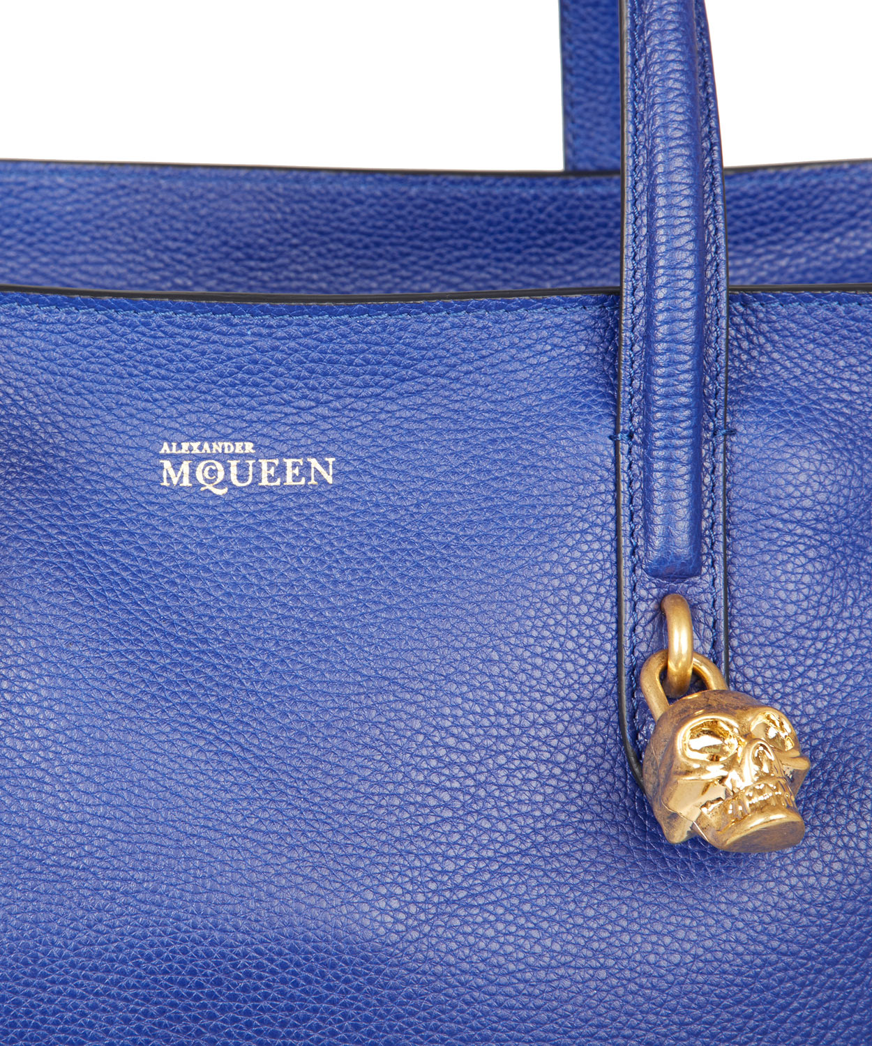 alexander mcqueen blue bag