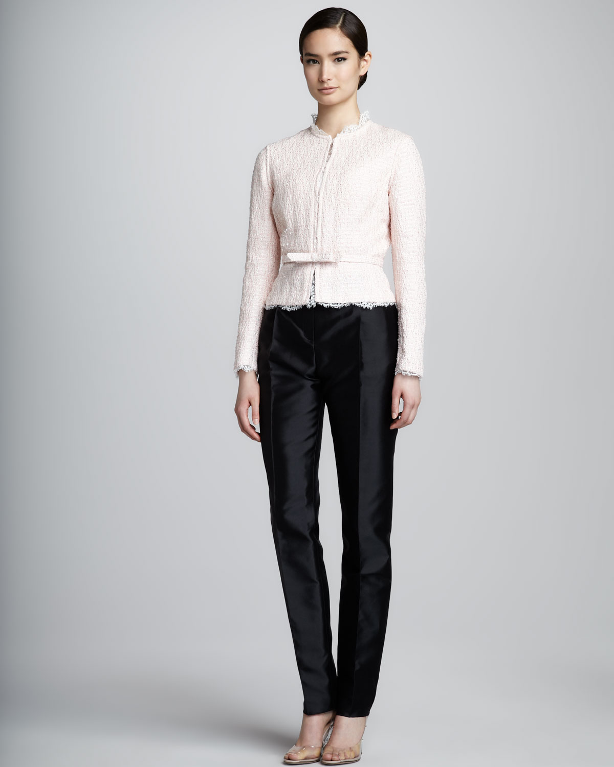 Lyst - Valentino Womens Mikado Ankle Pants in Black