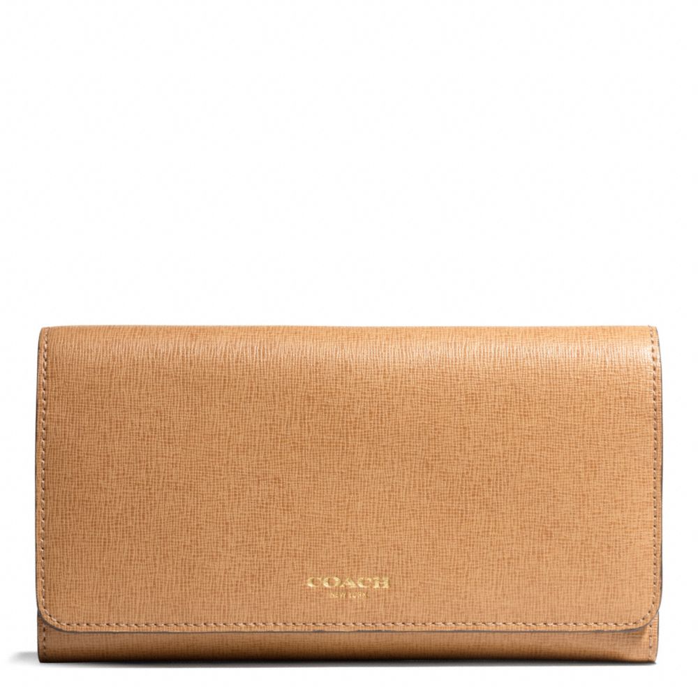 coach wallets leather