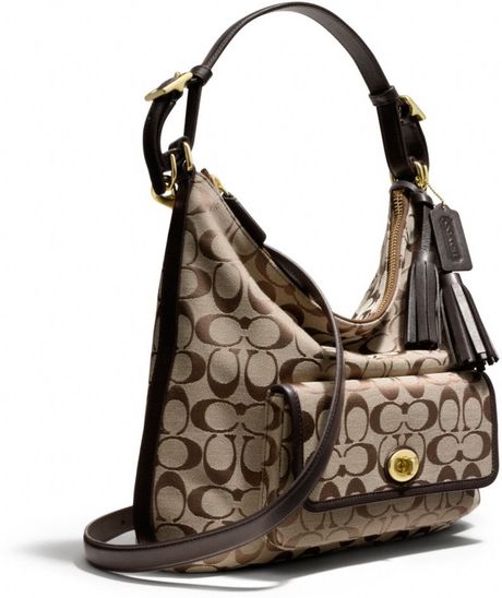 coach hobo fabric