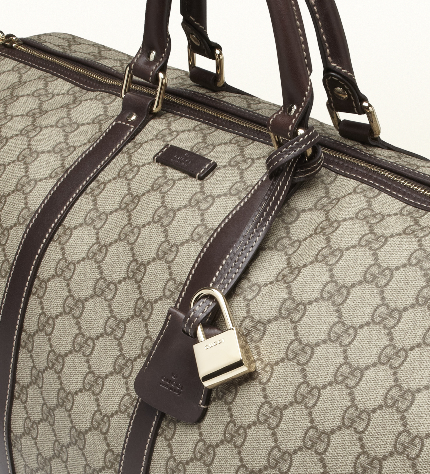 Lyst Gucci Large Carry On Duffle Bag In Brown For Men Gallery