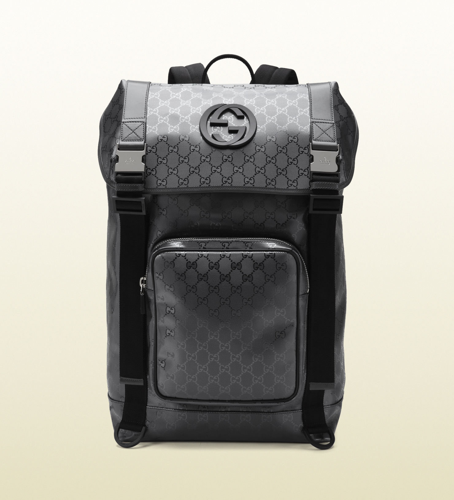 Lyst - Gucci Gg Imprime Interlocking G Backpack in Black for Men