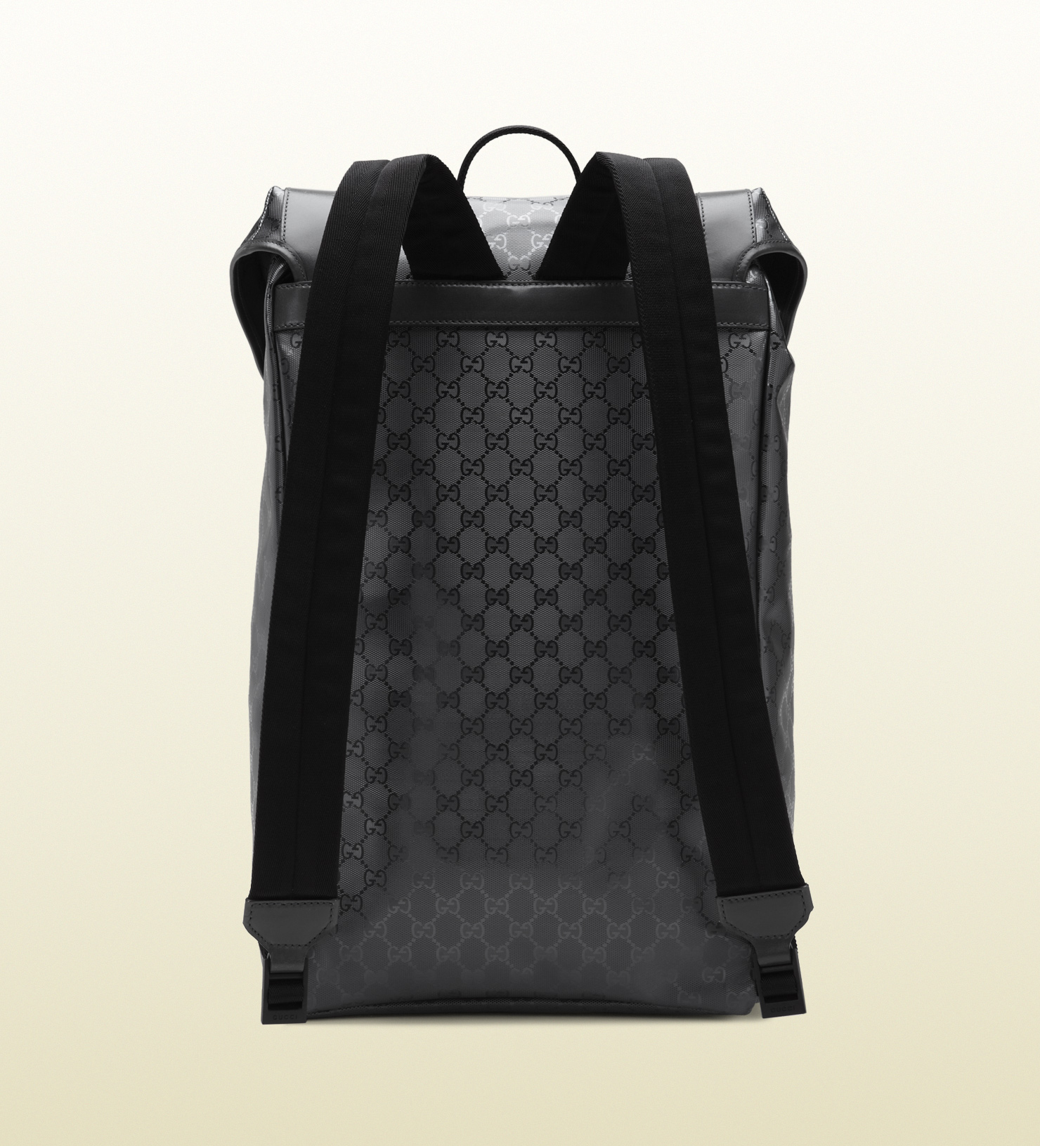 Gucci Gg Imprime Interlocking G Backpack in Black for Men Lyst