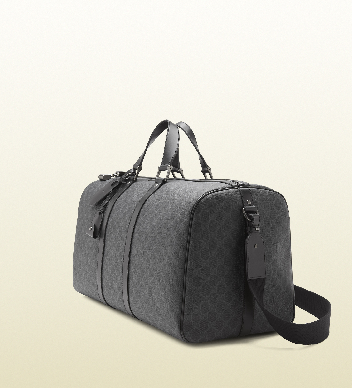 Lyst - Gucci Gg Supreme Canvas Carry-on Duffle Bag in Gray for Men