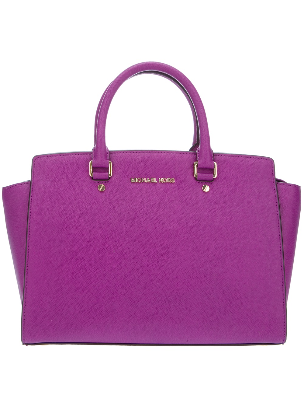 Michael Michael Kors Selma Handbag in Purple | Lyst