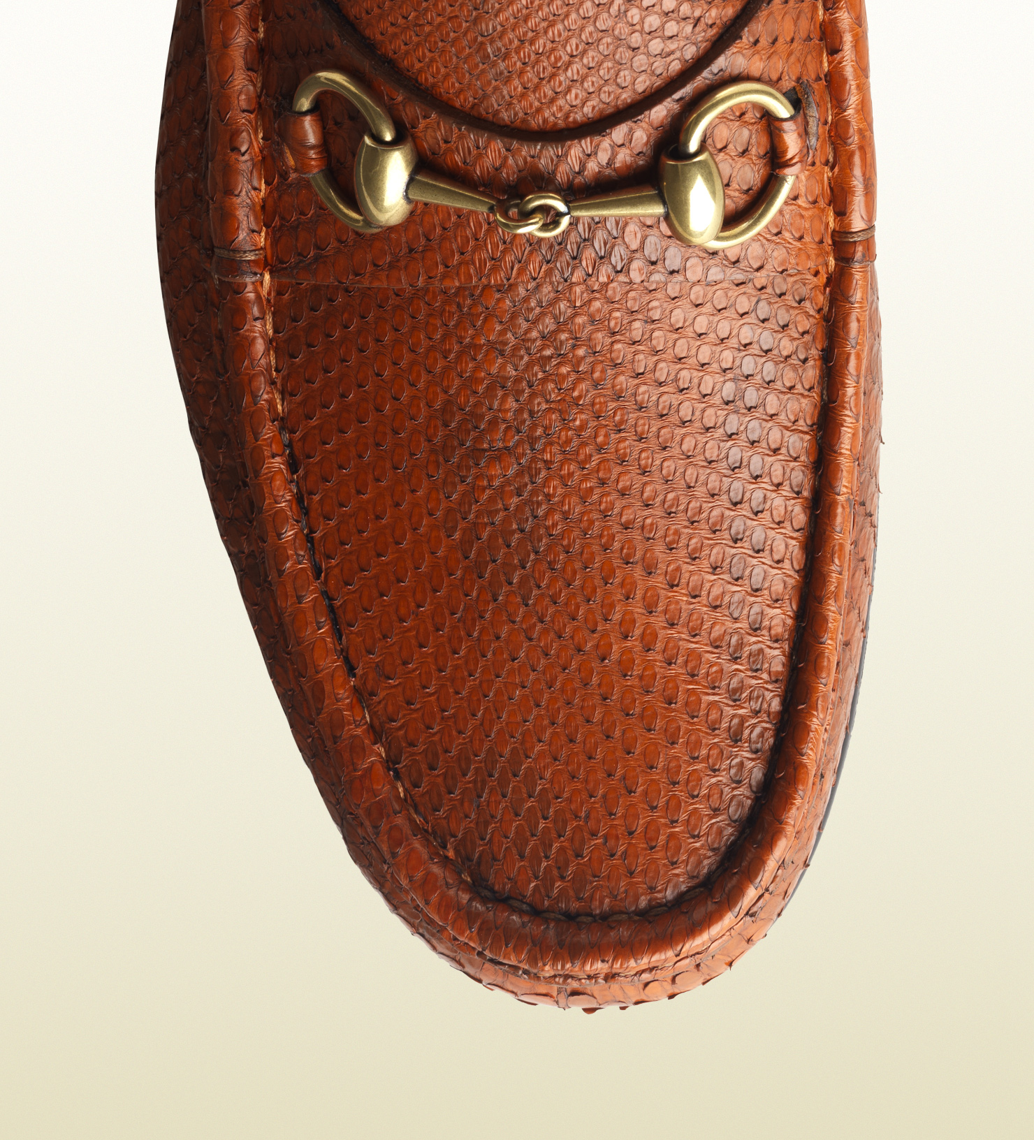 gucci python loafer