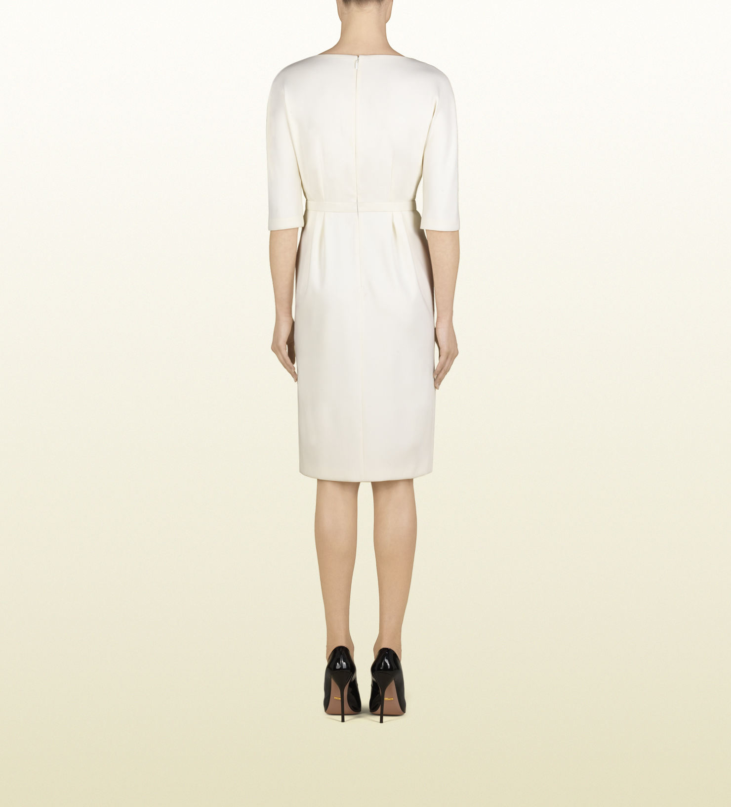 gucci white gown