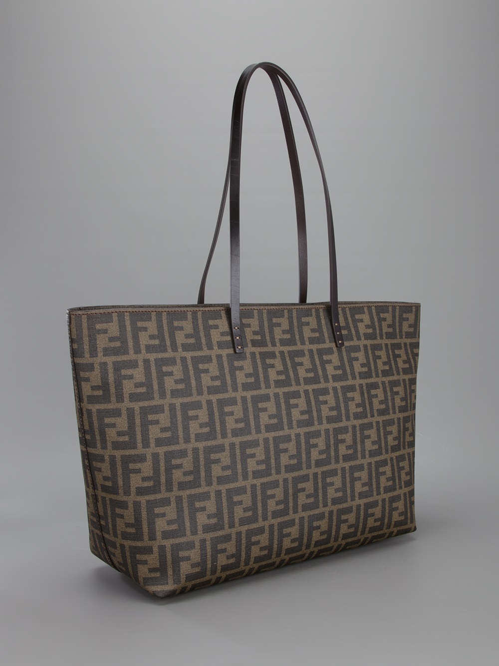 Lyst - Fendi Monogram Tote in Brown