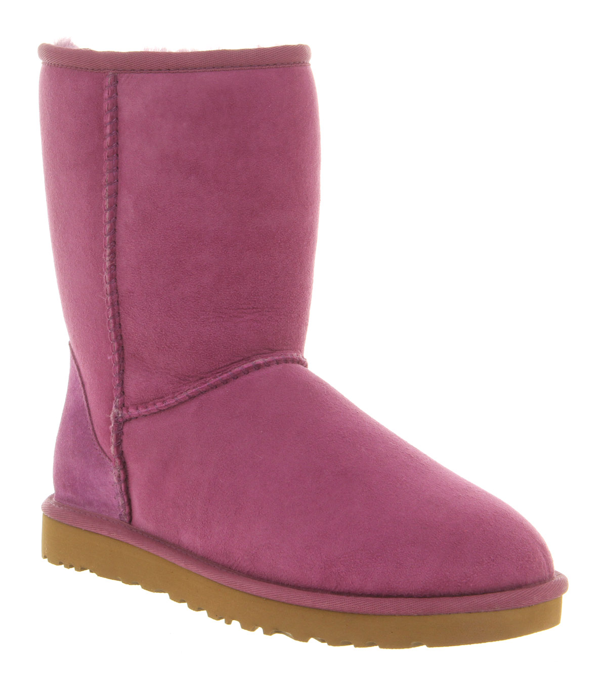 Lyst - UGG Classic Short Boot Lavender Purple Suede in Pink