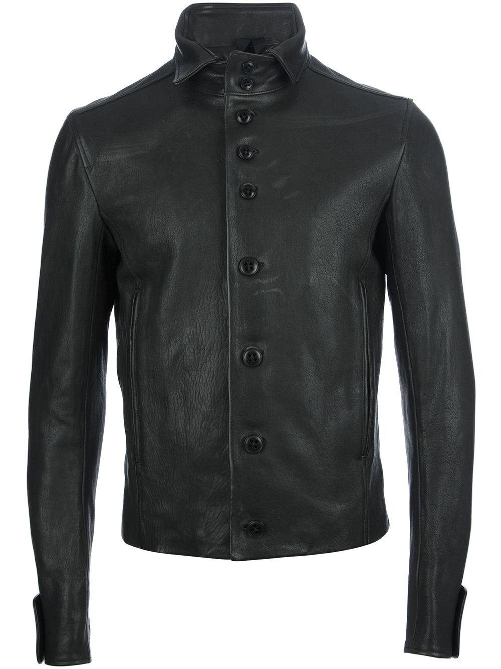 Ann Demeulemeester Shark Skin Jacket In Black For Men Lyst Gallery