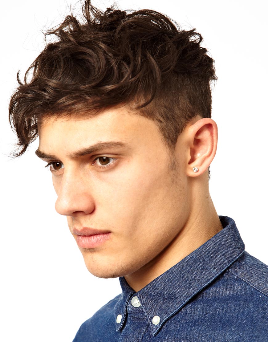 Lyst Asos Crystal Stud Earring In Metallic For Men Gallery