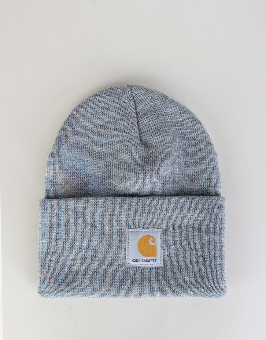 Carhartt Watch Knitted Beanie in Gray for Men ( Grey Heather) | Lyst