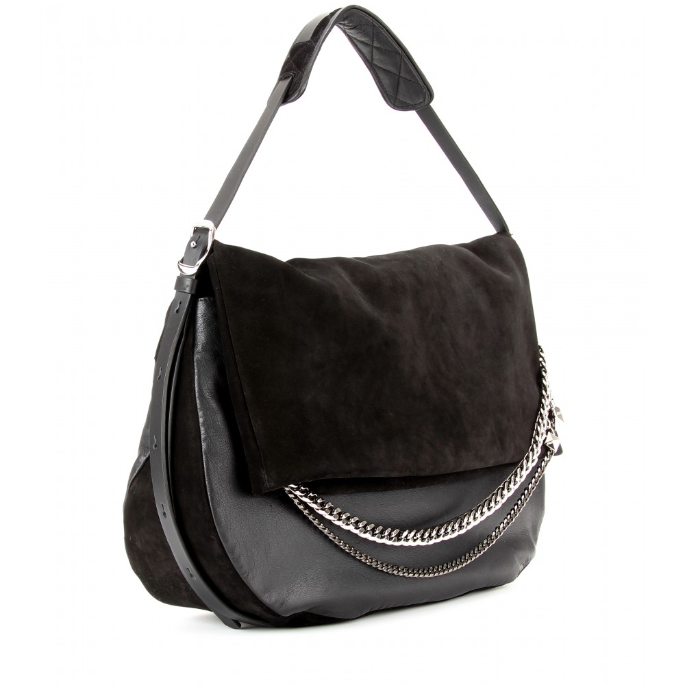 jimmy choo black shoulder bag