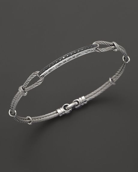 Charriol Classique Bracelet with 18k White Gold and Stainless Steel ...