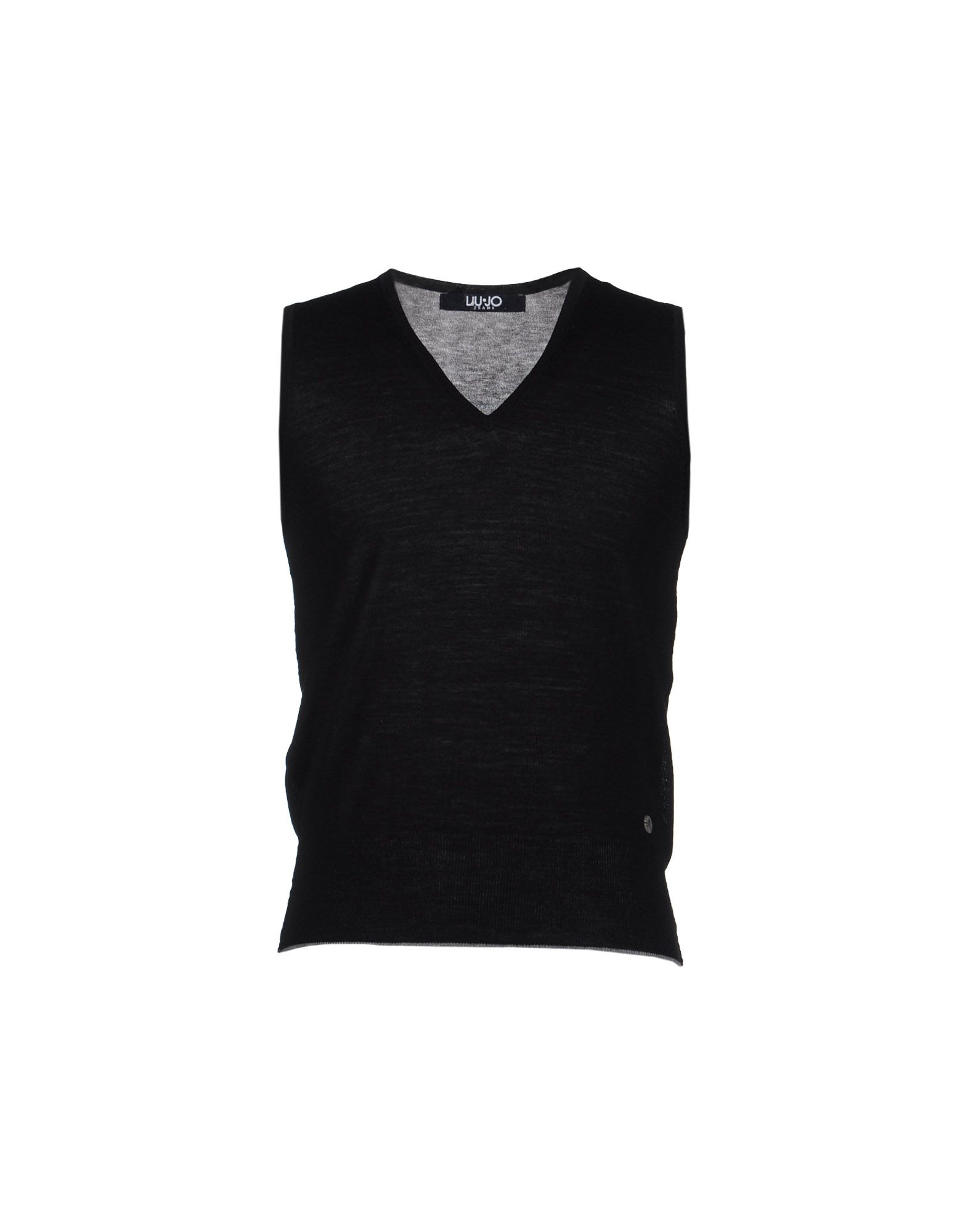 Liu jo Sweater Vest in Black for Men - Save 71% | Lyst