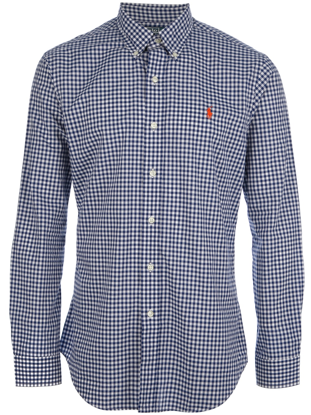 Polo Ralph Lauren Gingham Button Down Shirt in Blue for Men | Lyst