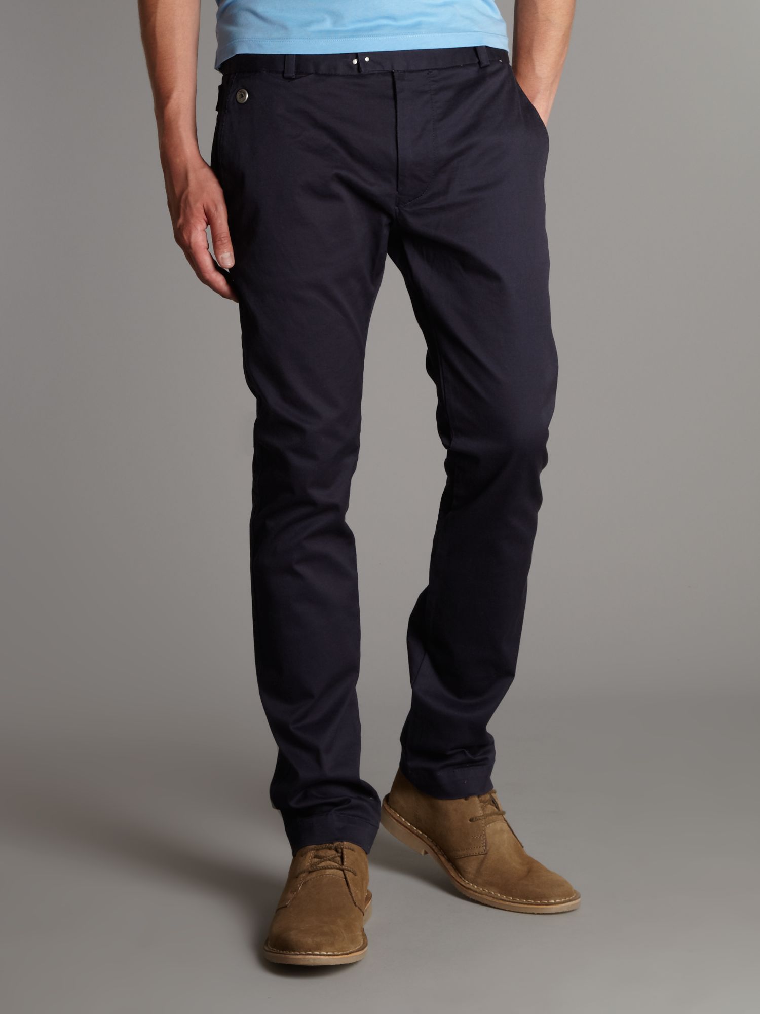 Diesel Mens Chinos in Blue for Men | Lyst