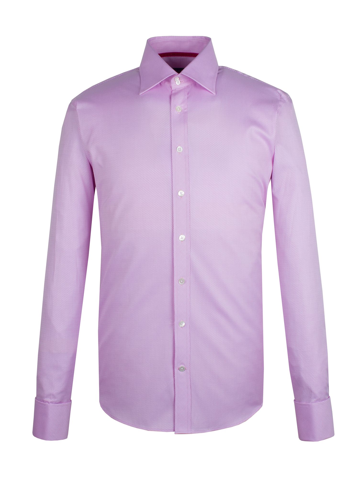 Alexandre Savile Row Pink Diamond Jacquard Tailored Shirt in Blue for ...