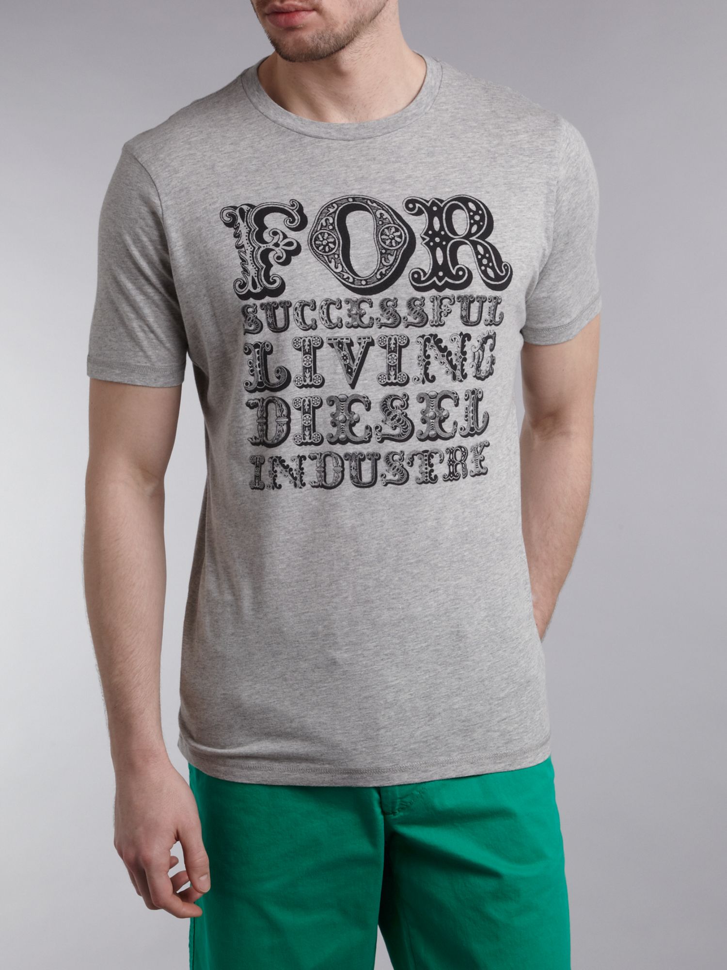 Diesel t shirt for successful living