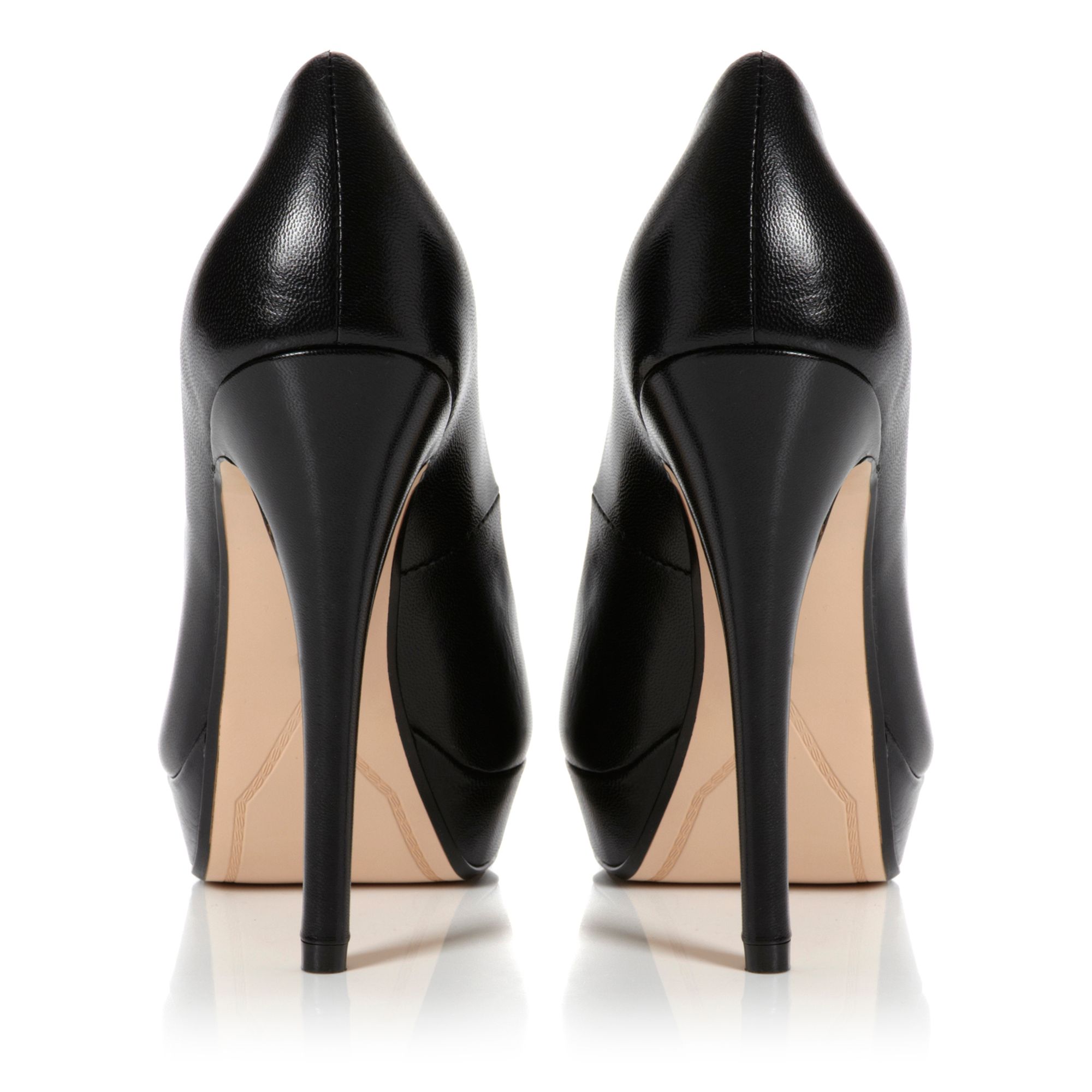 Dune Allegro Stiletto Round Toe Court Shoes in Black | Lyst