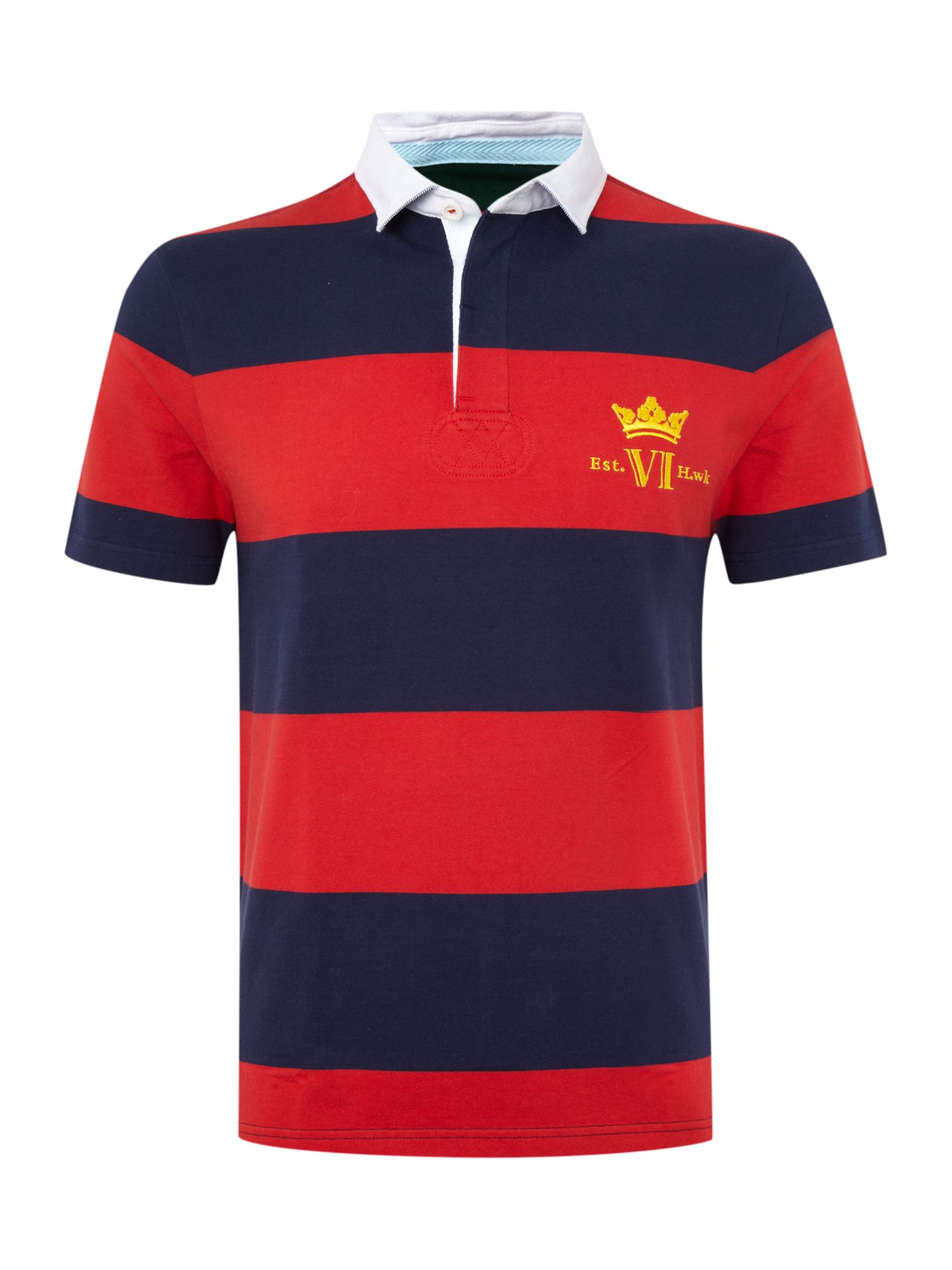 Howick New California Block Rugby in Red for Men