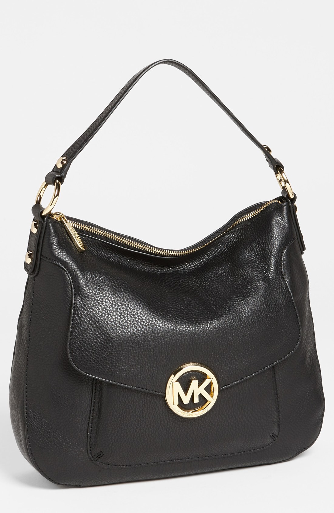 Michael Michael Kors Fulton Large Shoulder Bag in Black | Lyst