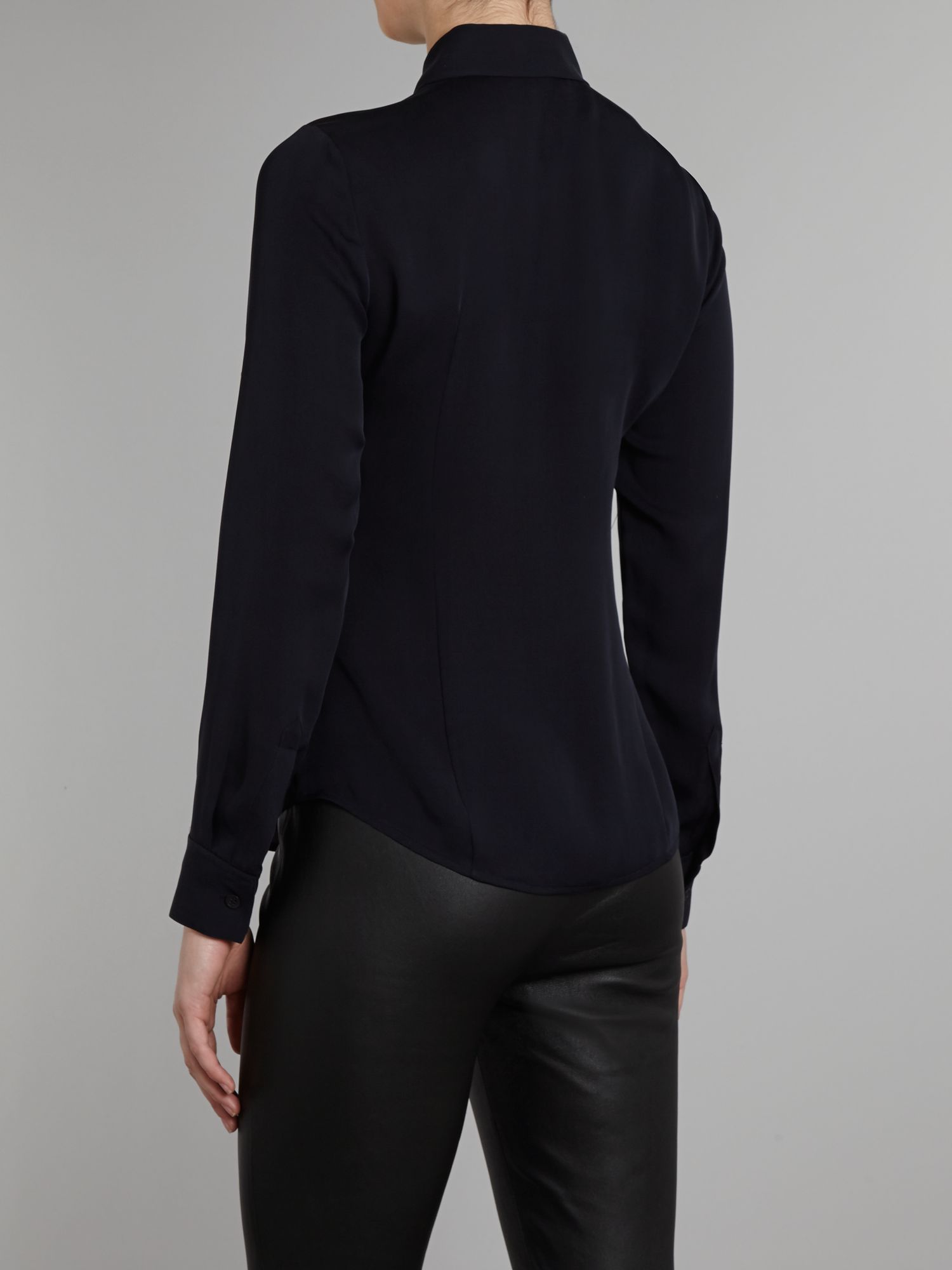 michael kors blue blouse