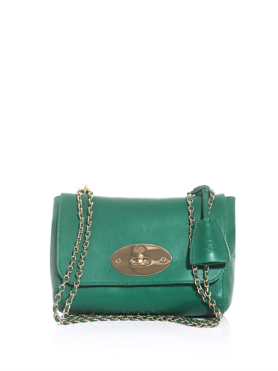 Lyst - Mulberry Lily Shoulder Bag in Green