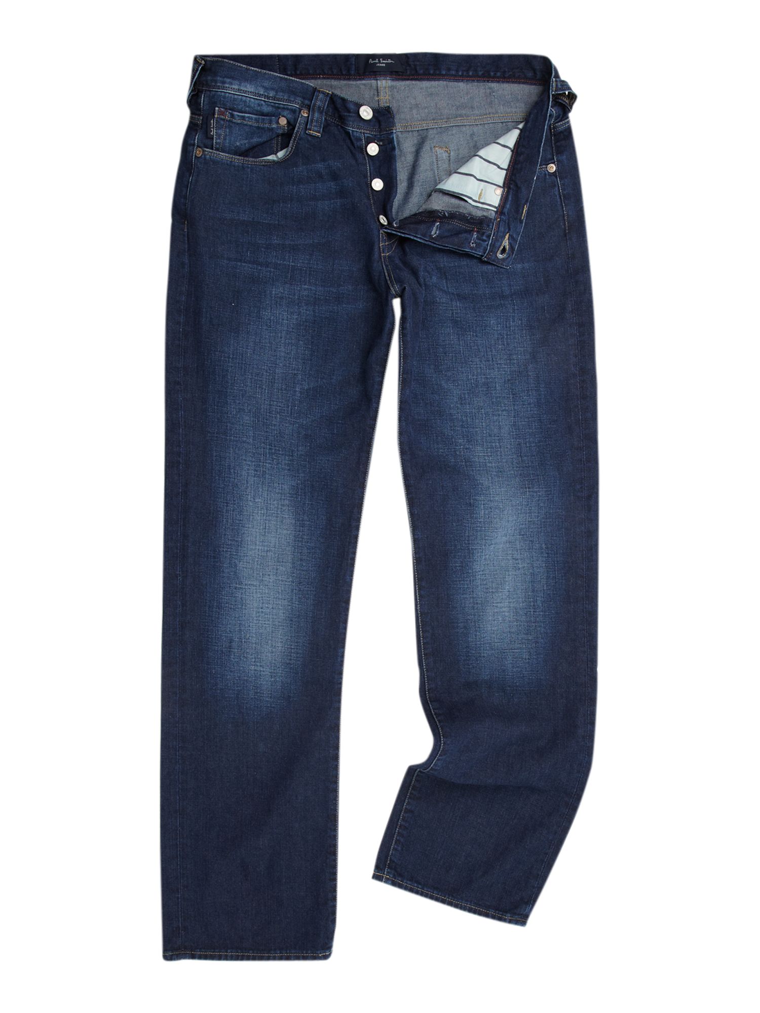 Paul Smith Compact Dark Wash Regular Fit Jeans in Blue for Men (Denim ...