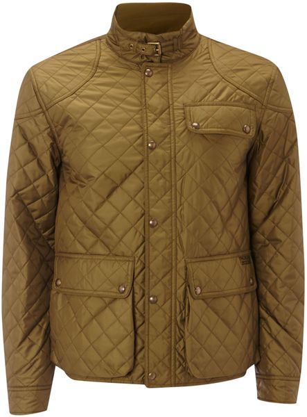 Polo Ralph Lauren Cadwell Quilted Bomber Jacket in Khaki for Men (Olive ...
