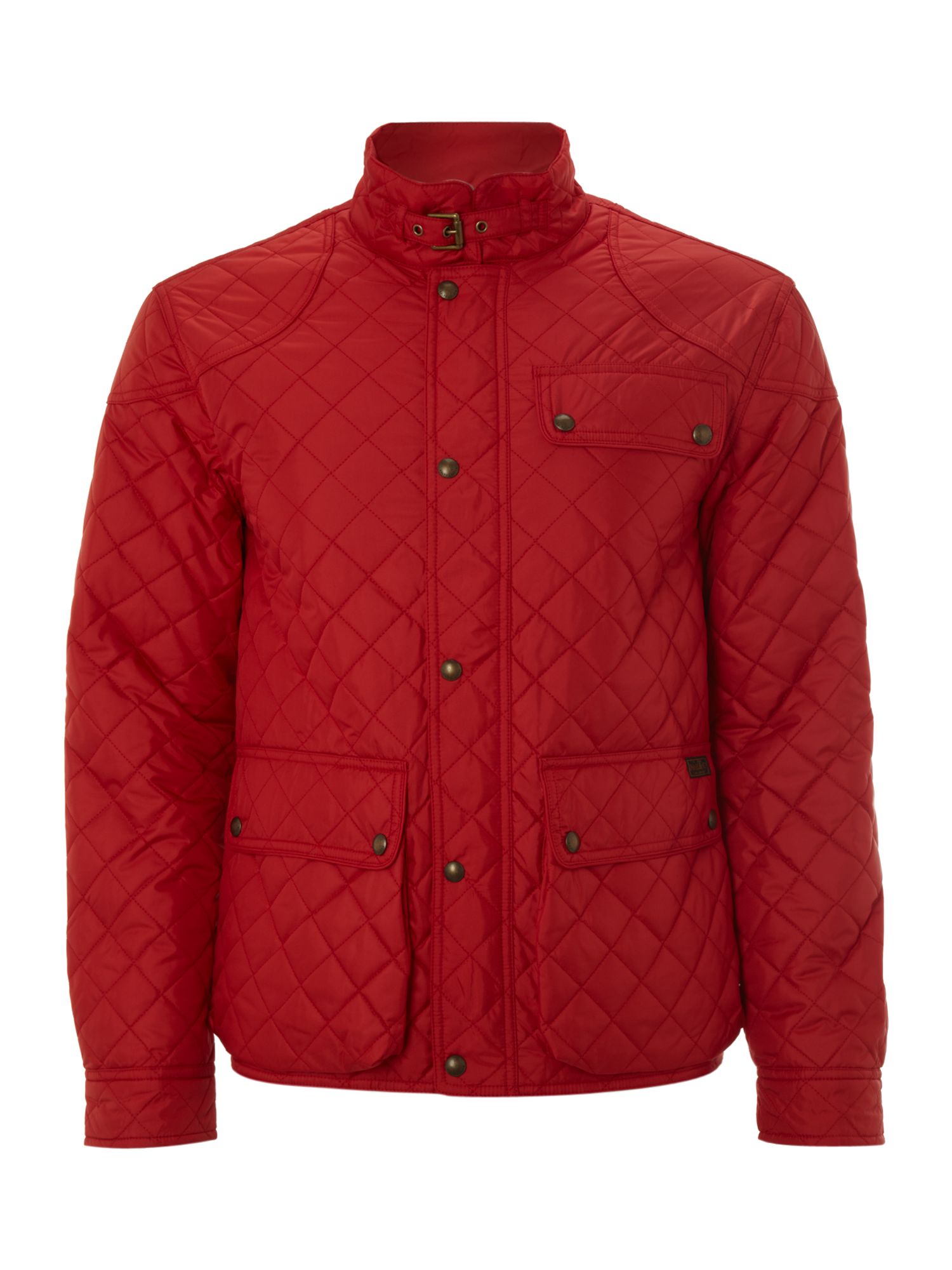 Polo ralph lauren Cadwell Quilted Bomber Jacket in Red for Men Lyst