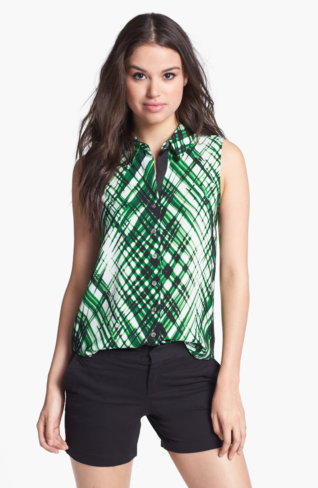 vince camuto sleeveless blouse