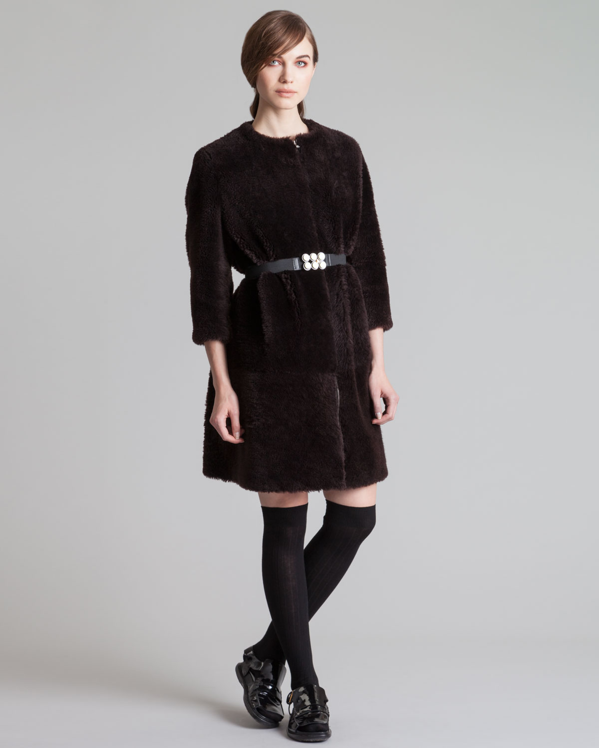 marni shearling coat