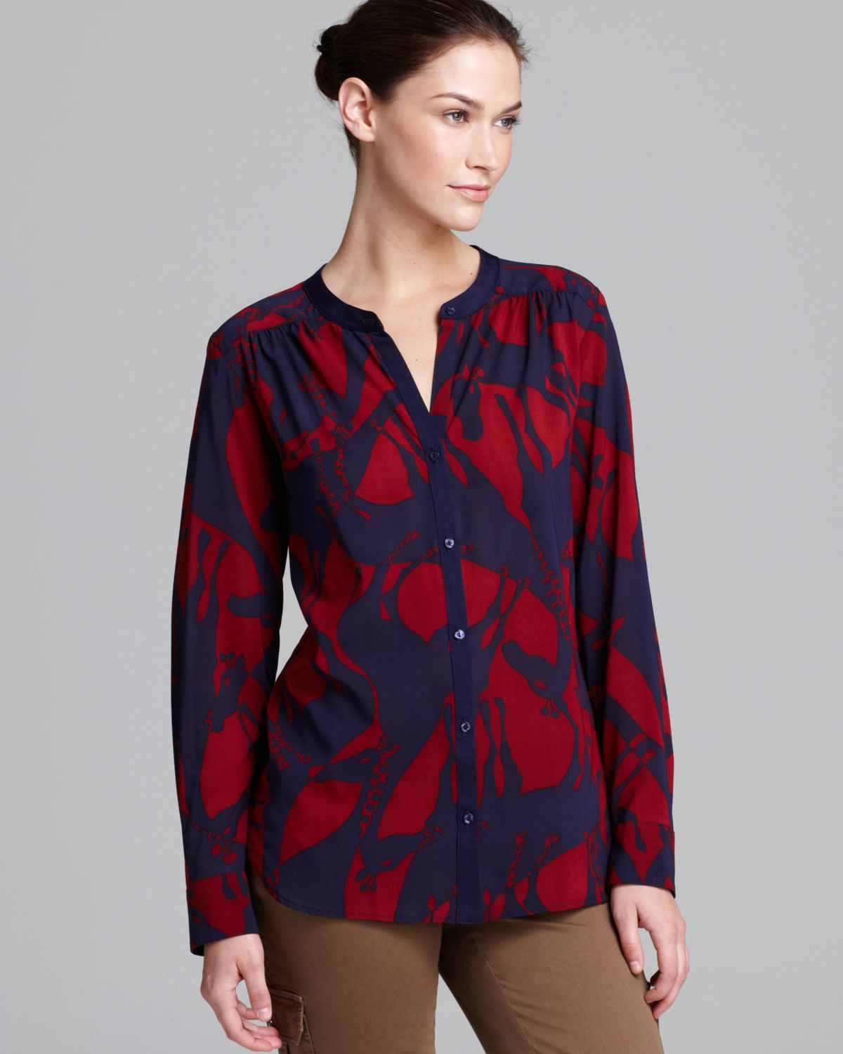 trina turk silk blouse