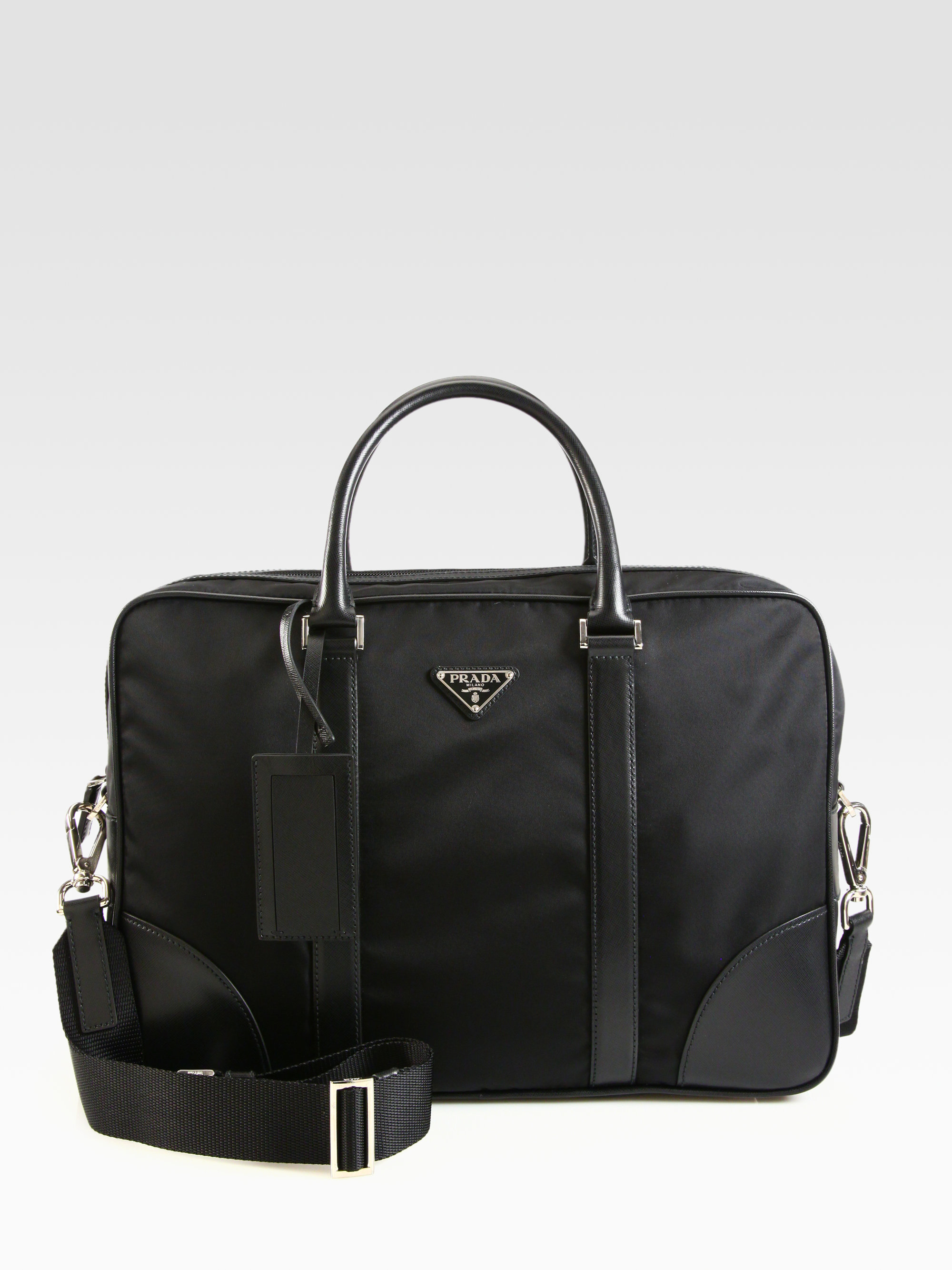 Prada Computer Case in Black for Men | Lyst  