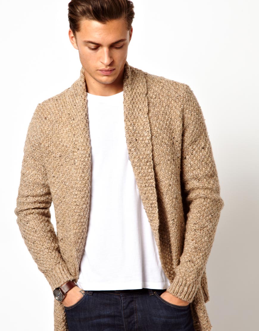  Mens  Beige Cardigan  Sweater Black Leather Jackets For 