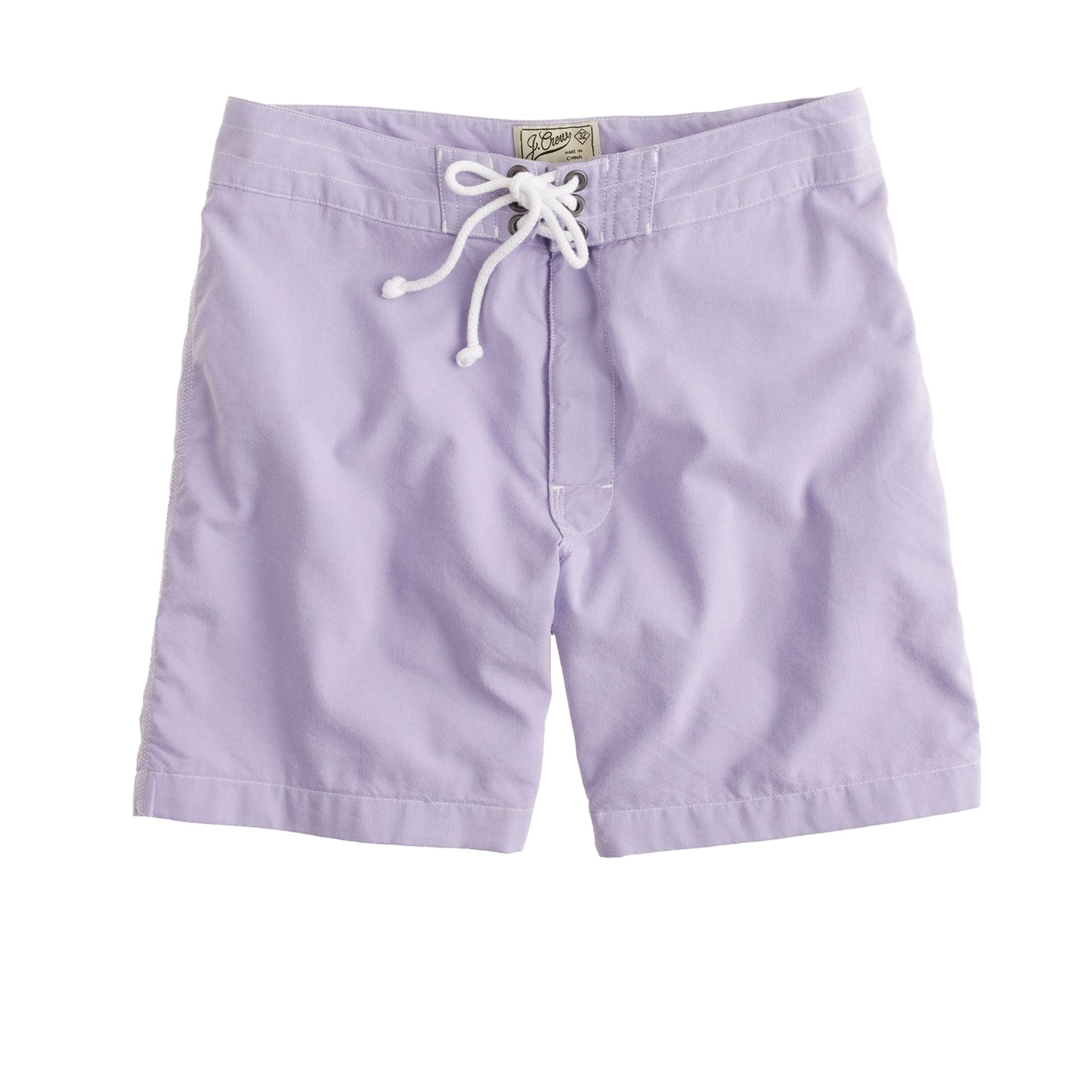 J.crew 7 Board Shorts in Oxford Cloth in Purple for Men | Lyst