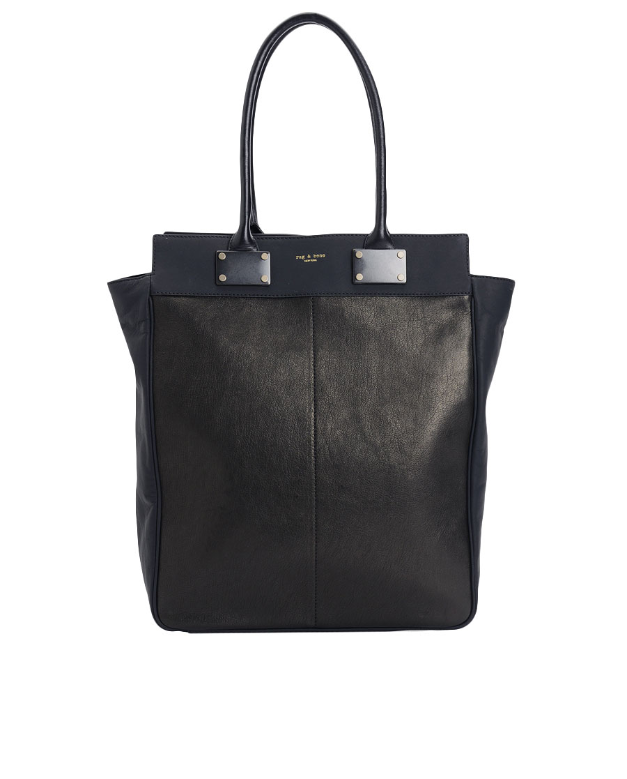 Rag & bone Pilot Tote Black in Black | Lyst