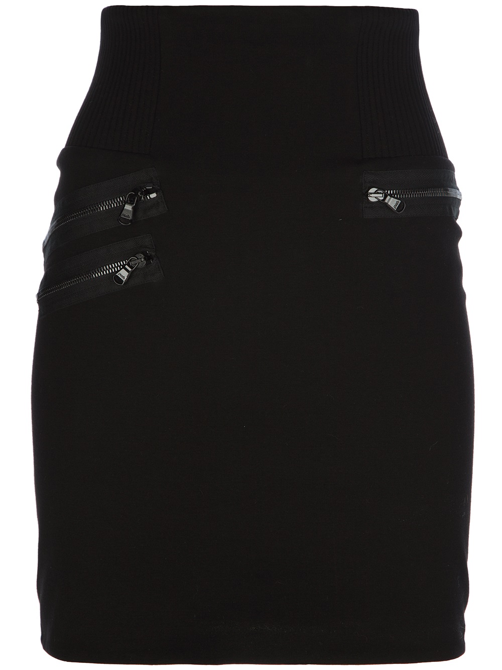 Lyst - 3.1 Phillip Lim Fitted High Waisted Skirt in Black